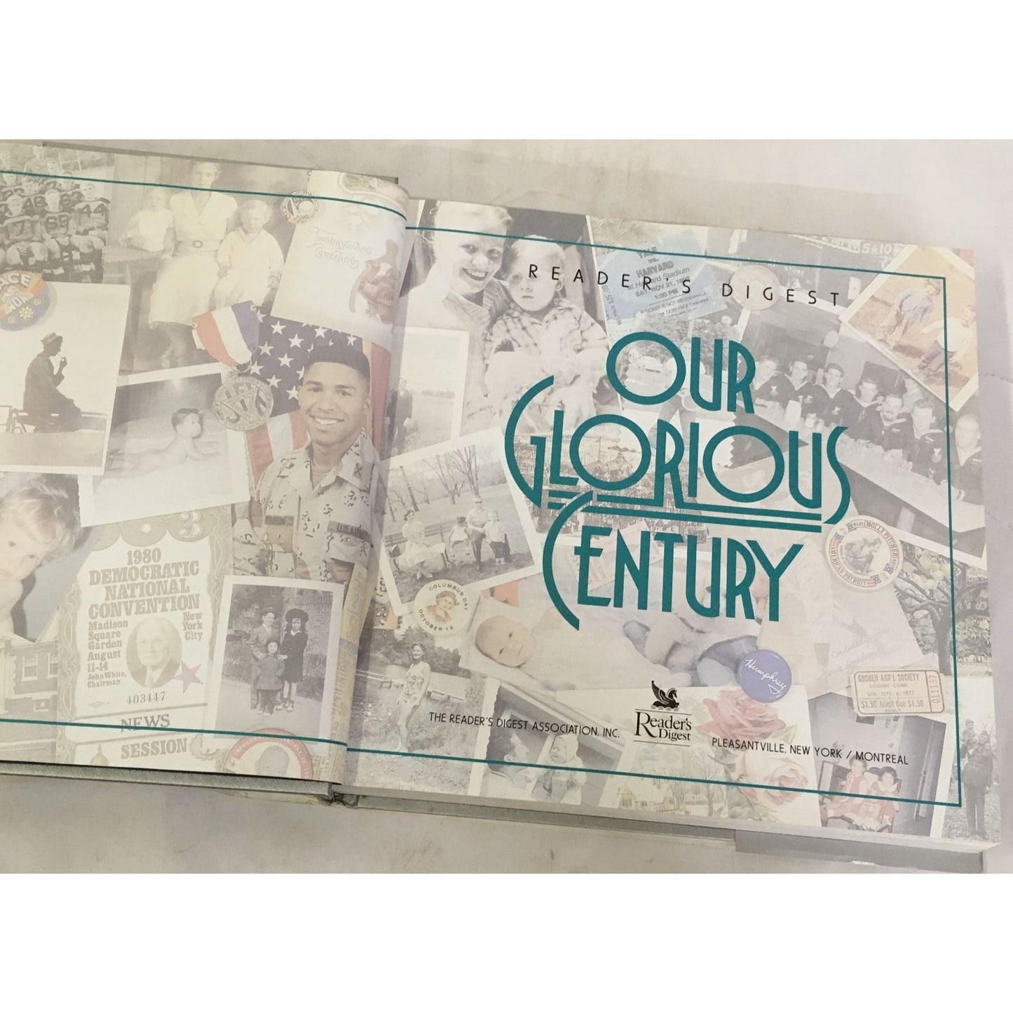 OUR GLORIOUS CENTURY (Reader's Digest) Vintage Book