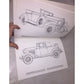 History of the American Automobile Coloring Book by A.G. Smith/Randy Mason