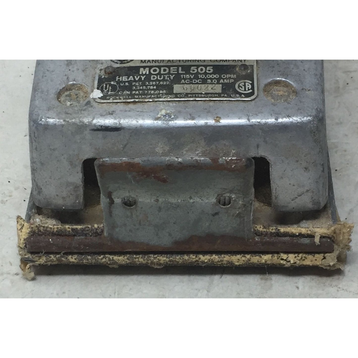 Vintage Rockwell Model 505 Heavy Duty Sander