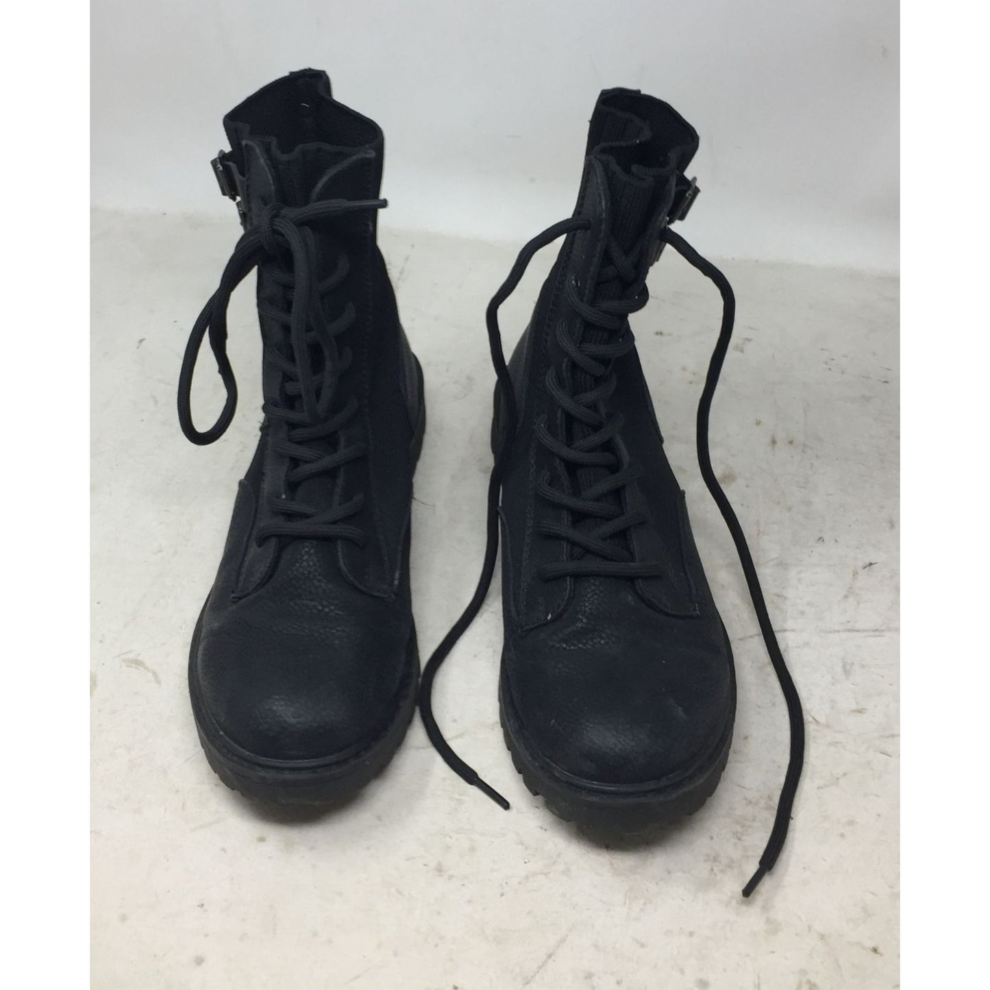 Blowfish Womens Black Boots w/ Laces and Buckles