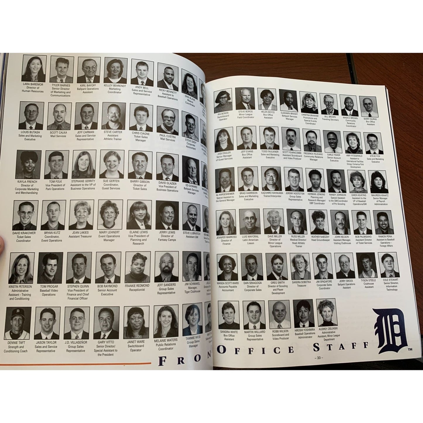 Vintage 2000 Detroit Tigers Issue Number One Magazine