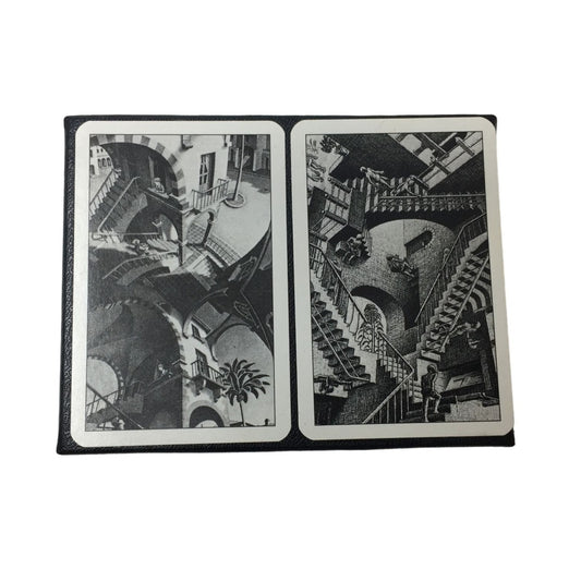 Vintage PIATNIK M. C. ESCHER Playing Cards (2 decks) No. 2517