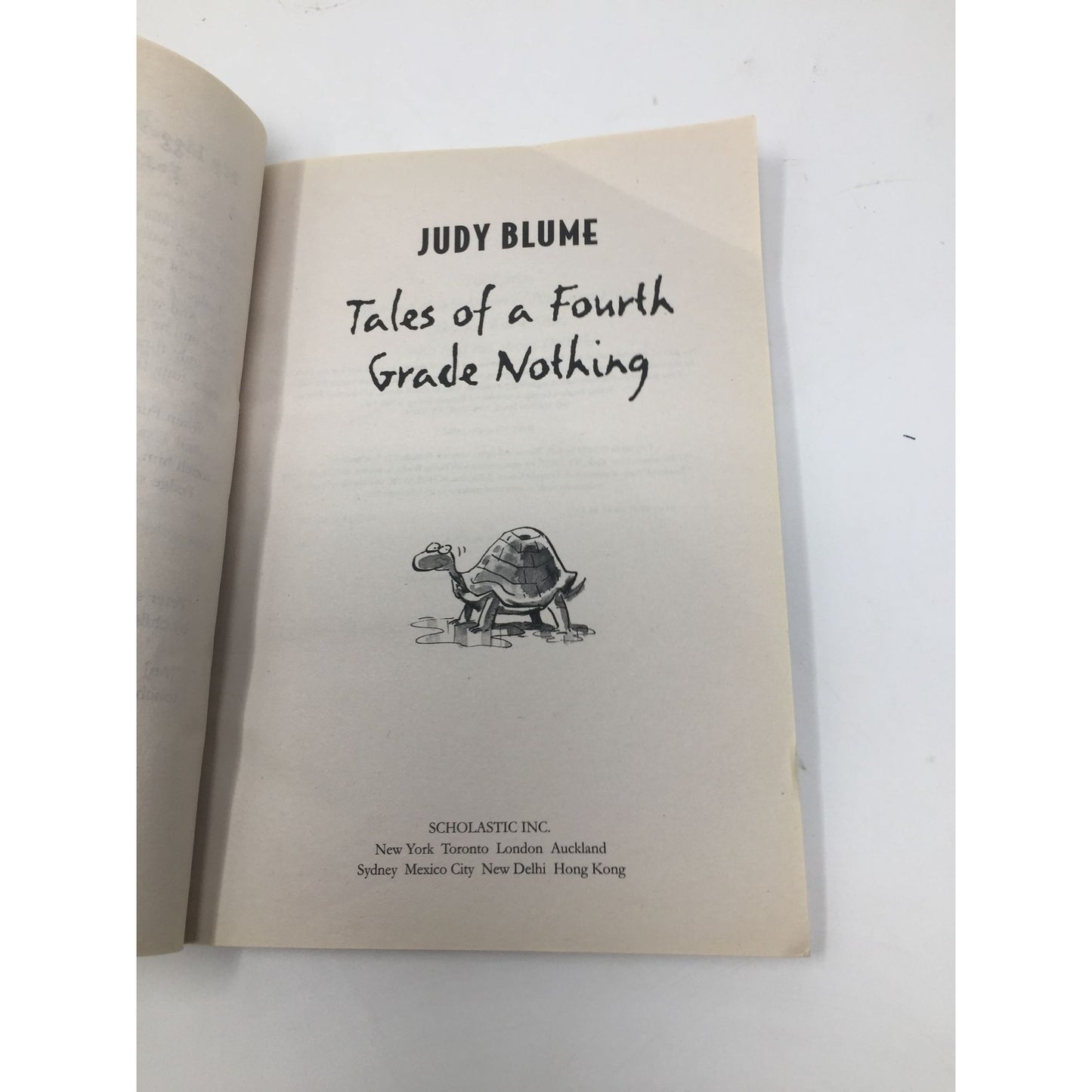 Tales of a Fourth Grade Nothing Paperback by Judy Blume