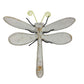 Large Metal Dragonfly Home/Garden Decor (Yellow, White, Black)