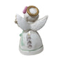 Napco August Angel Figurine with Picnic Basket Gift- 4.5 in Tall