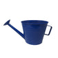 Vintage Blue Watering Can with Handle - about 8.5'' tall and 10'' wide