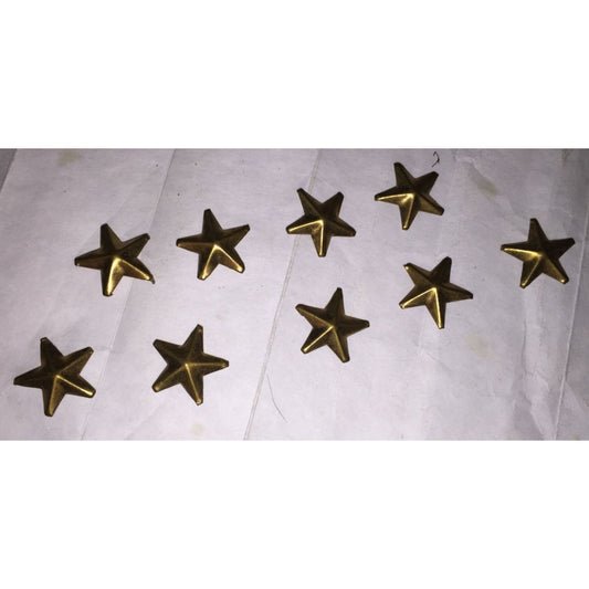 Gold Tone 5 Pointed Stars for Military Uniform (9)