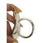 Eggplant Silver/Gold Napkin Ring Holder