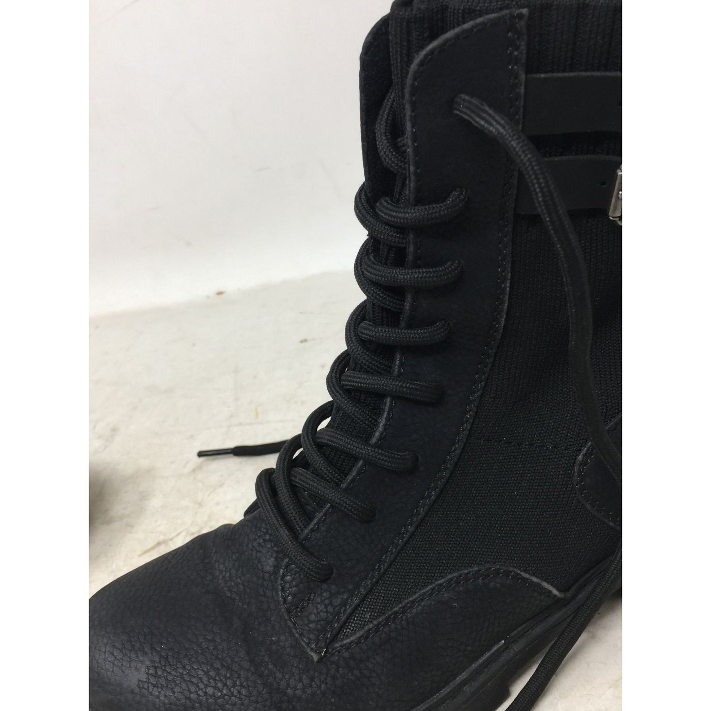 Blowfish Womens Black Boots w/ Laces and Buckles