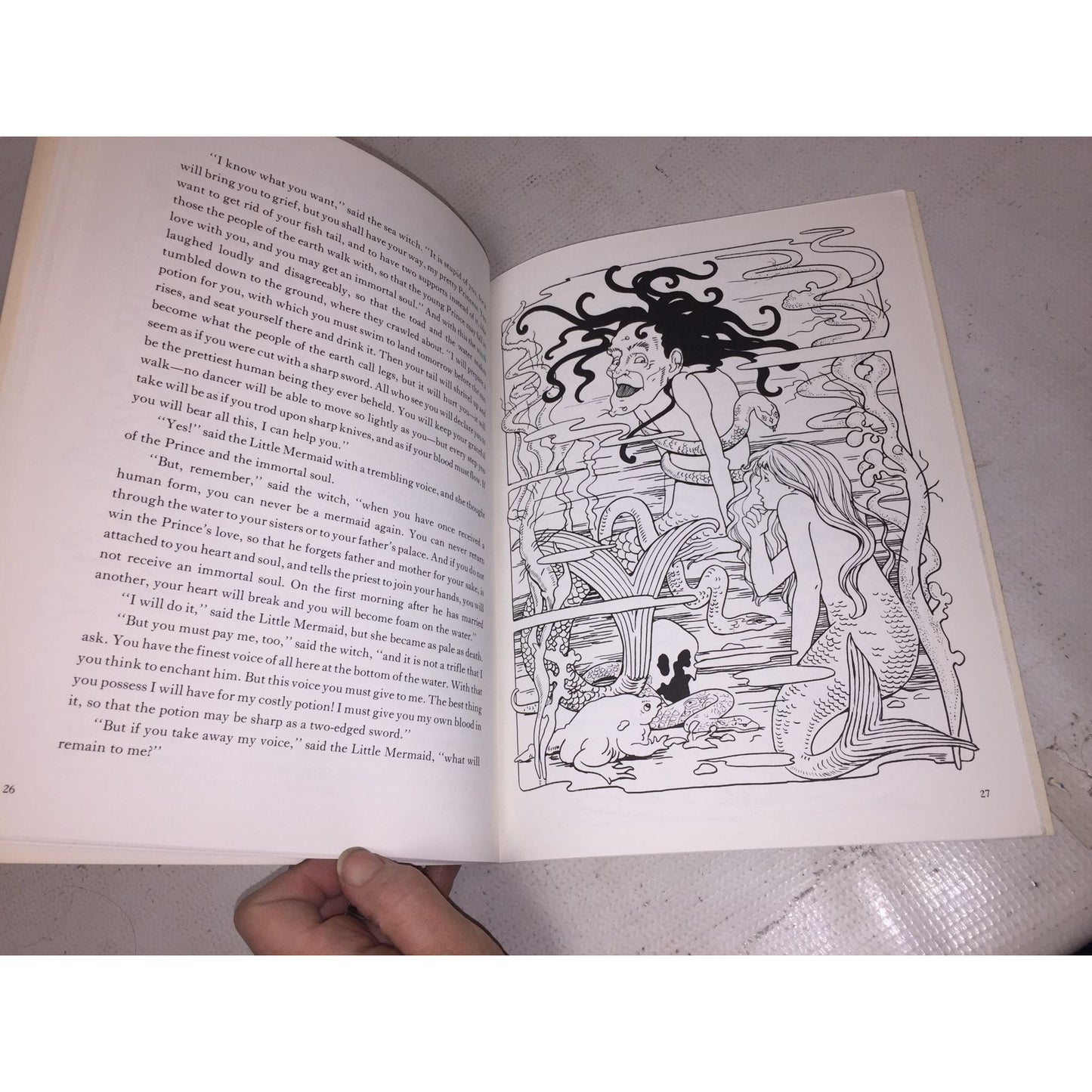 The Little Mermaid Coloring Book by Hans Christian Andersen