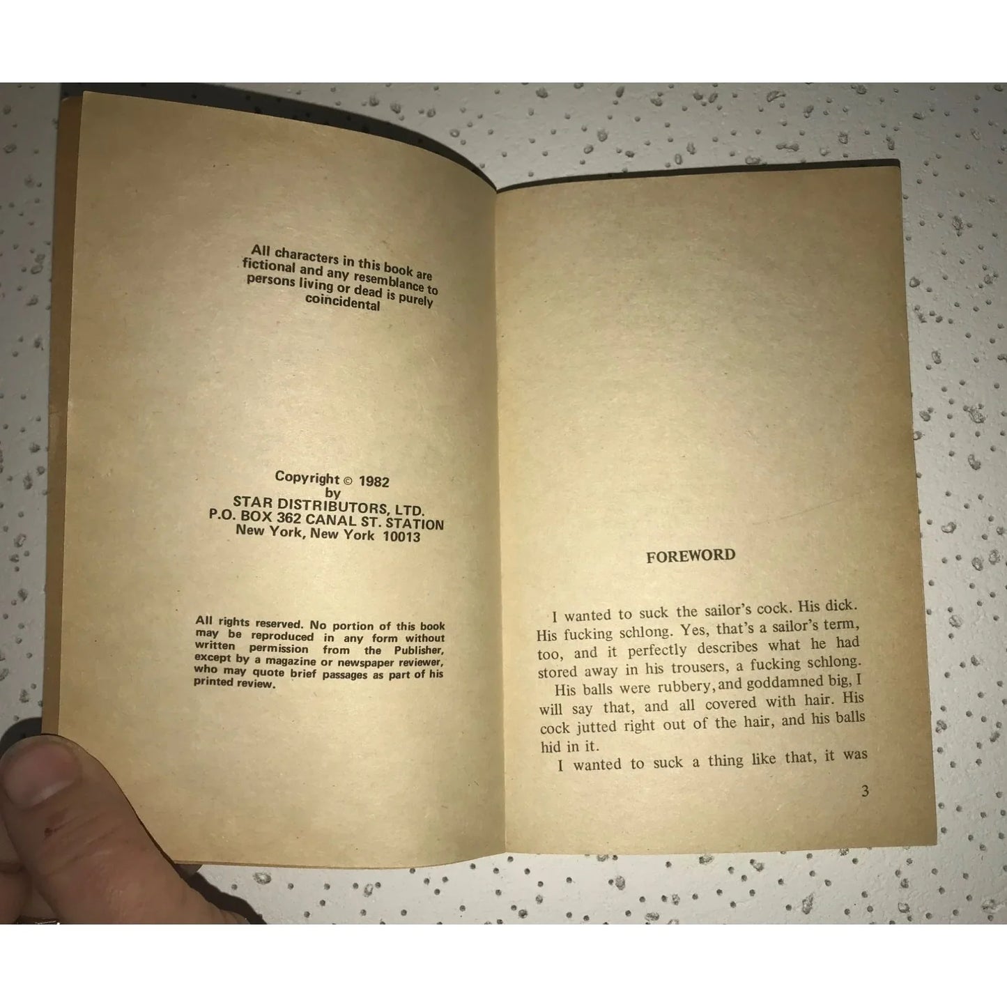 Vintage Rough Trade Sailor's Liberty Adults Only Paperback Book - A+ Stuff