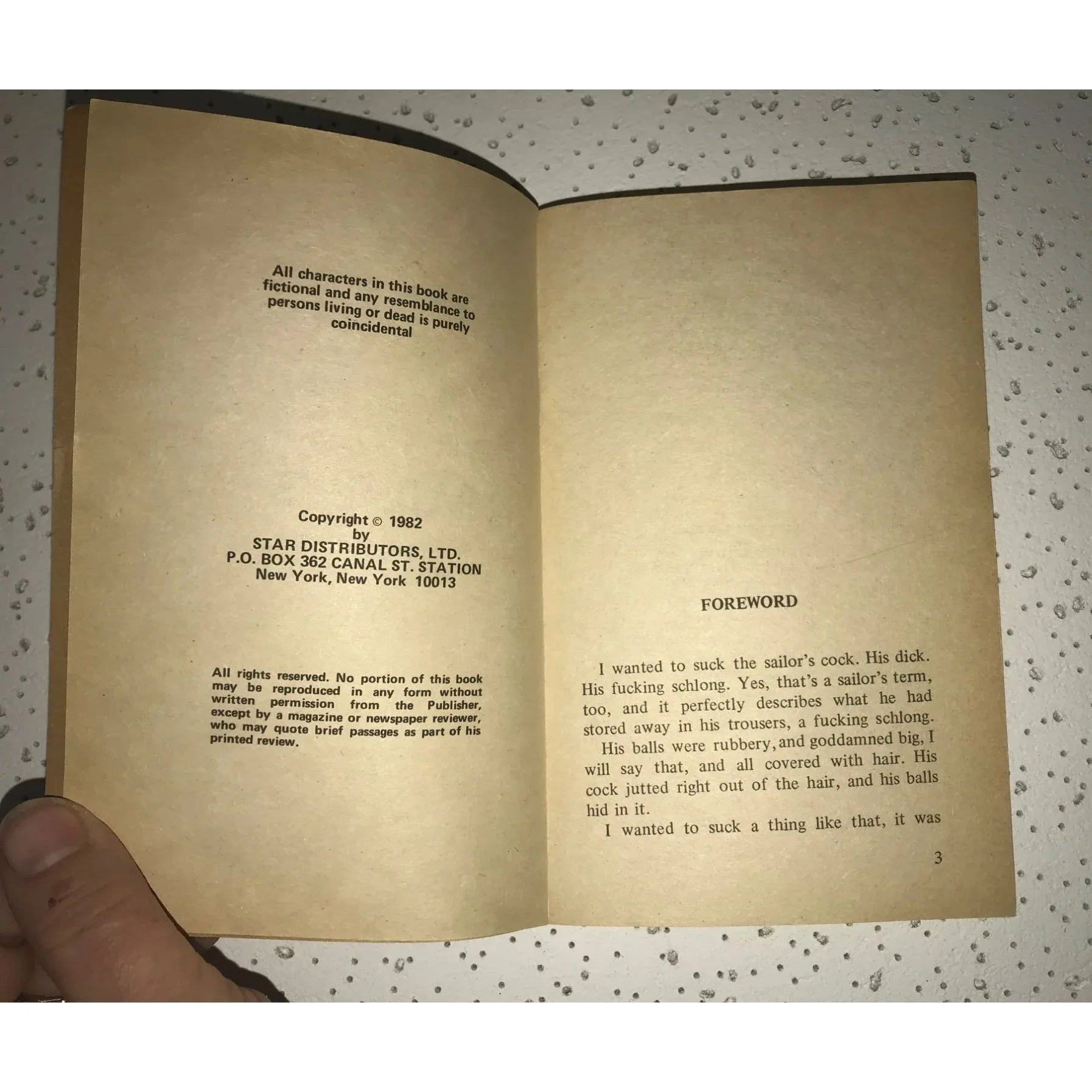 Vintage Rough Trade Sailor's Liberty Adults Only Paperback Book - A+ Stuff