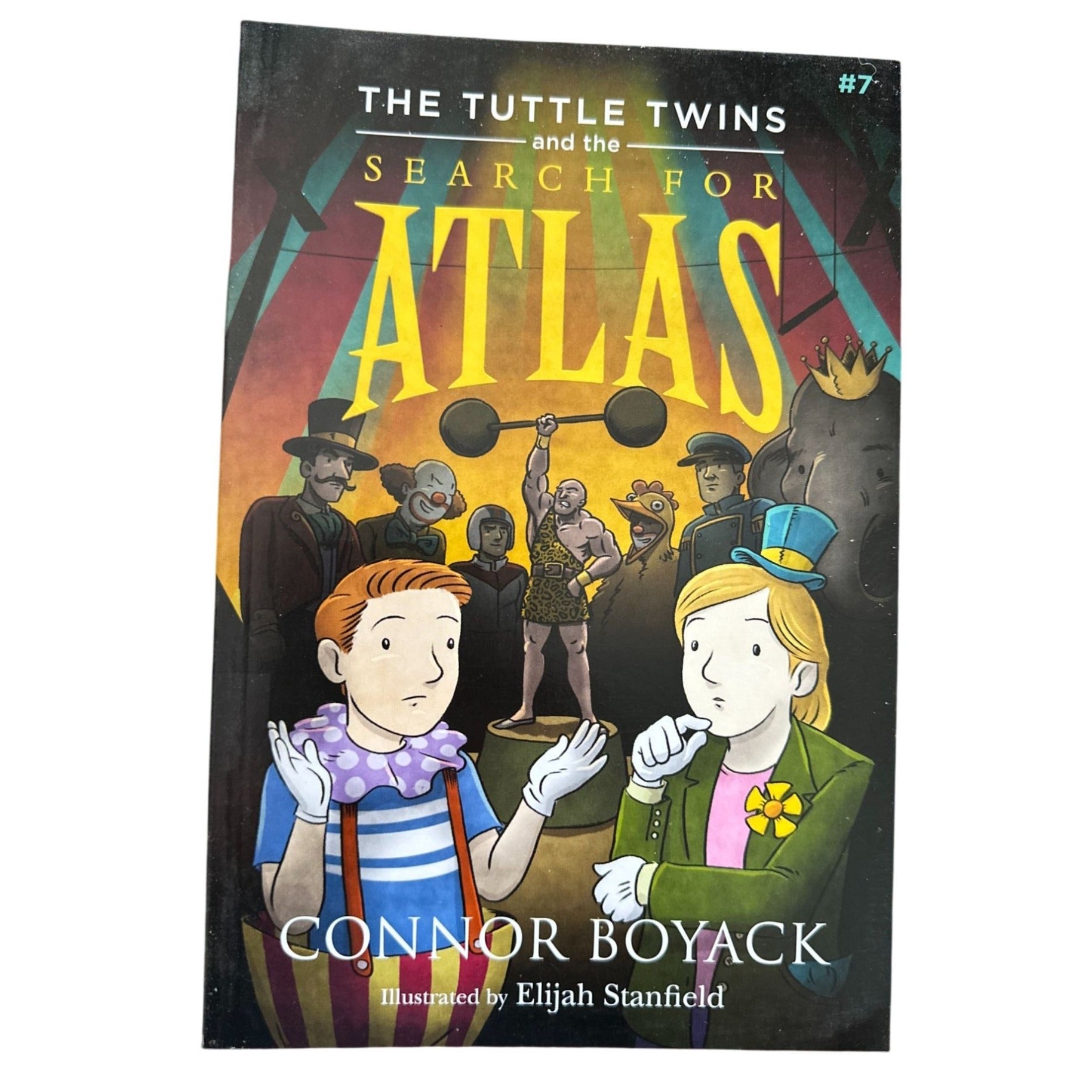 Tuttle Twins and the Search for Atlas is book #7 A+ Stuff  A+ Stuff Books