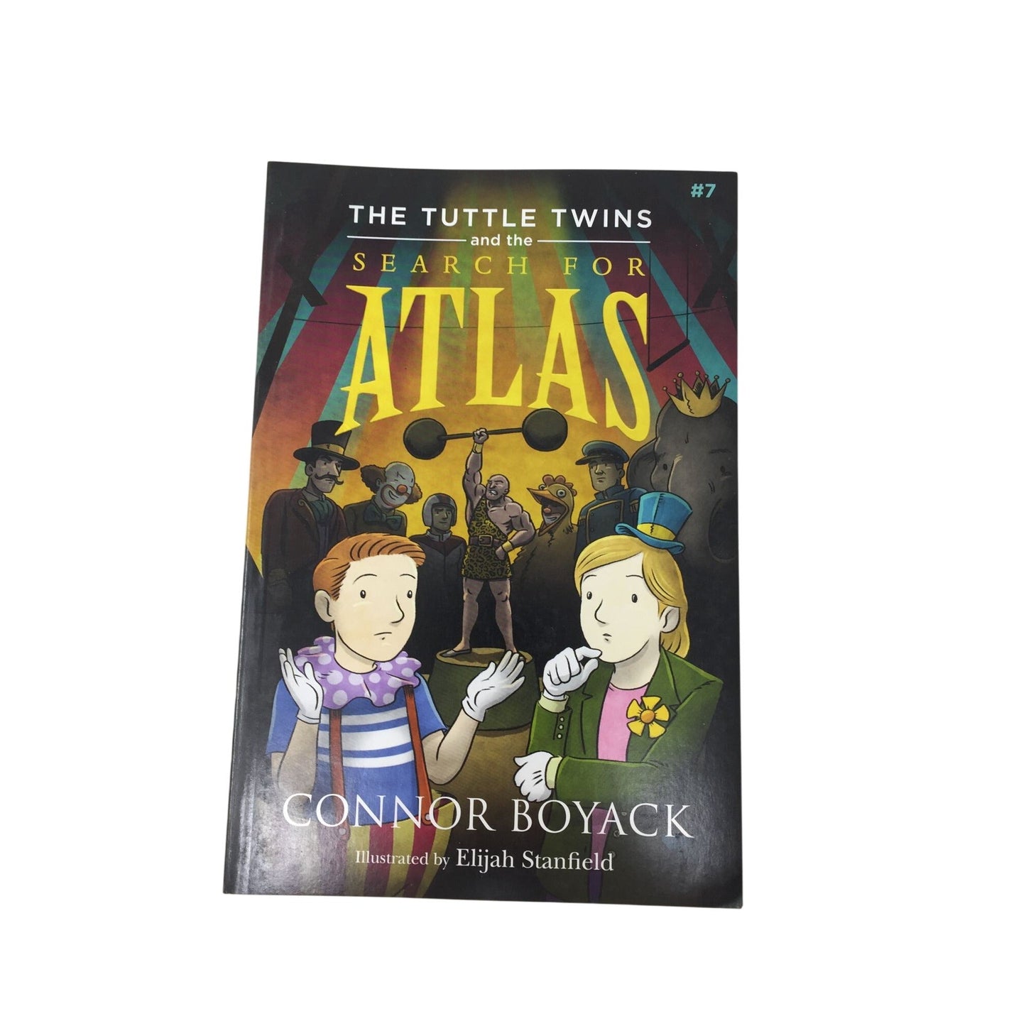 Tuttle Twins and the Search for Atlas is book #7 A+ Stuff  A+ Stuff Books