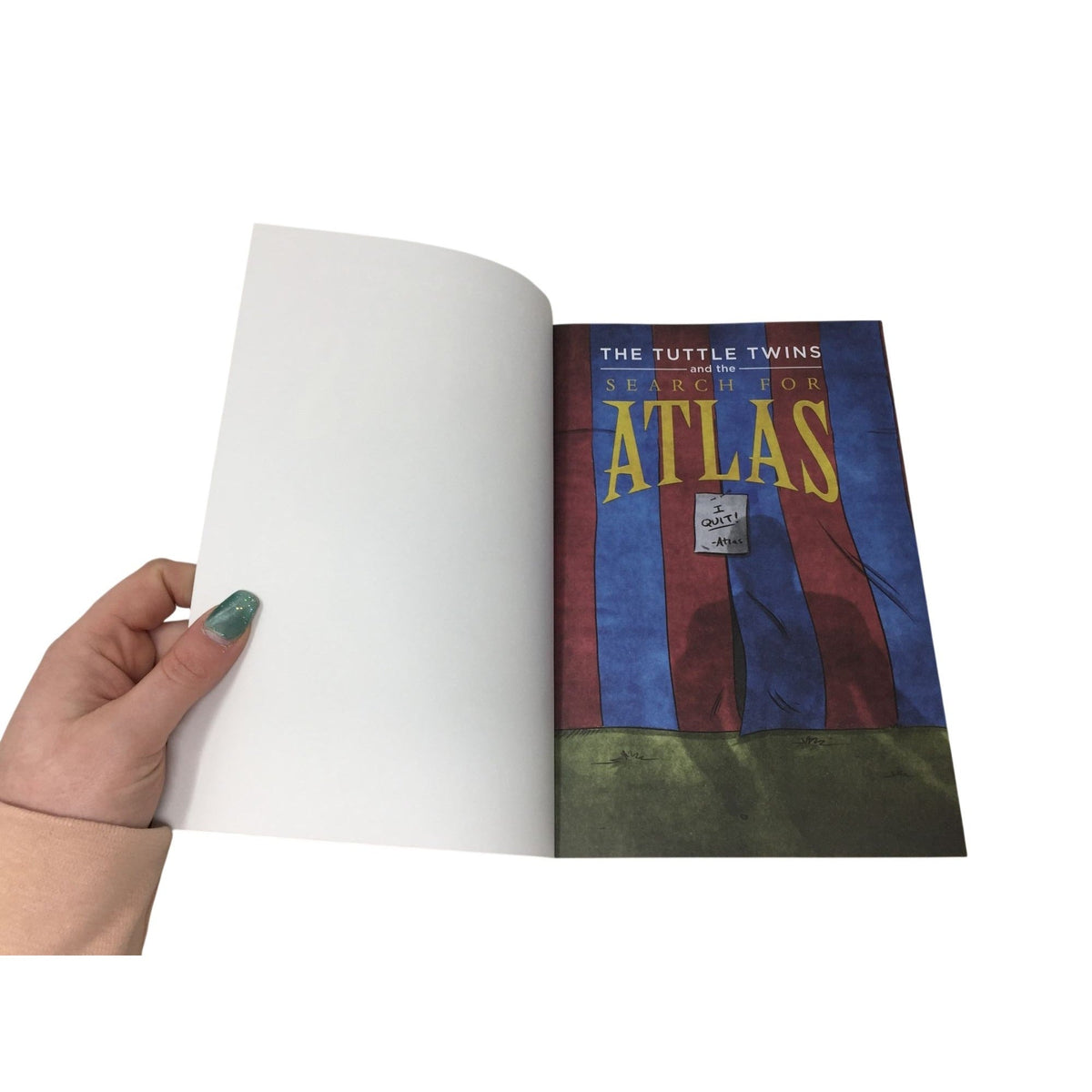 Tuttle Twins and the Search for Atlas is book #7 A+ Stuff  A+ Stuff Books