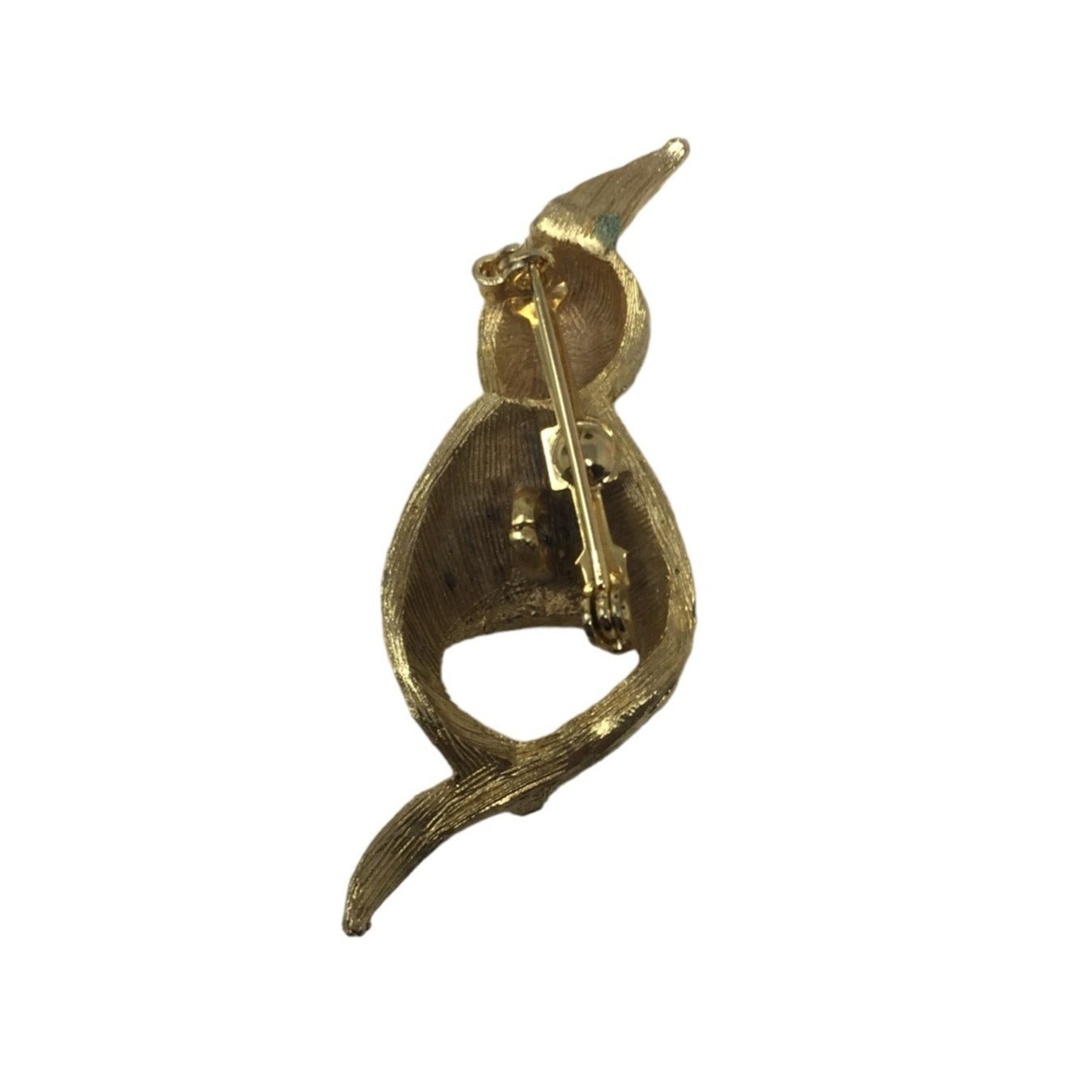 vintage brushed gold-tone brooch A+ Stuff  A+ Stuff Pin / Brooch