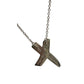 Authentic Tiffany & Co Paloma Picasso Sterling Silver Diamond Grafiti 'X' Kiss Pendant Necklace Tiffany & Co  A+ Stuff Neckace