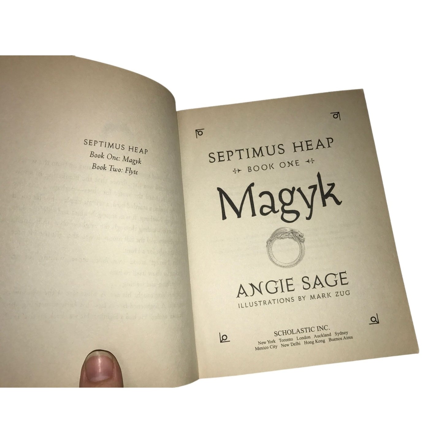 Magyk Septimus Heap Book 1 Paperback Book by Angie Sage