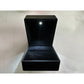 Black Ring Box with LED Light  - Black Velvet interior - LED Light to showcase Ring