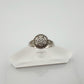 Pretty Round Natural Diamond Ring Size 7