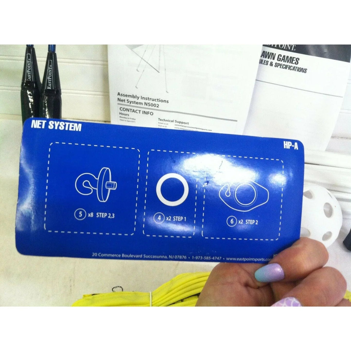 EastPoint "5 Game Combo Box Set" - Badminton, Majik Smash (Volleyball, Frisbee & Launchers Missing) - EastPoint - A+ Stuff