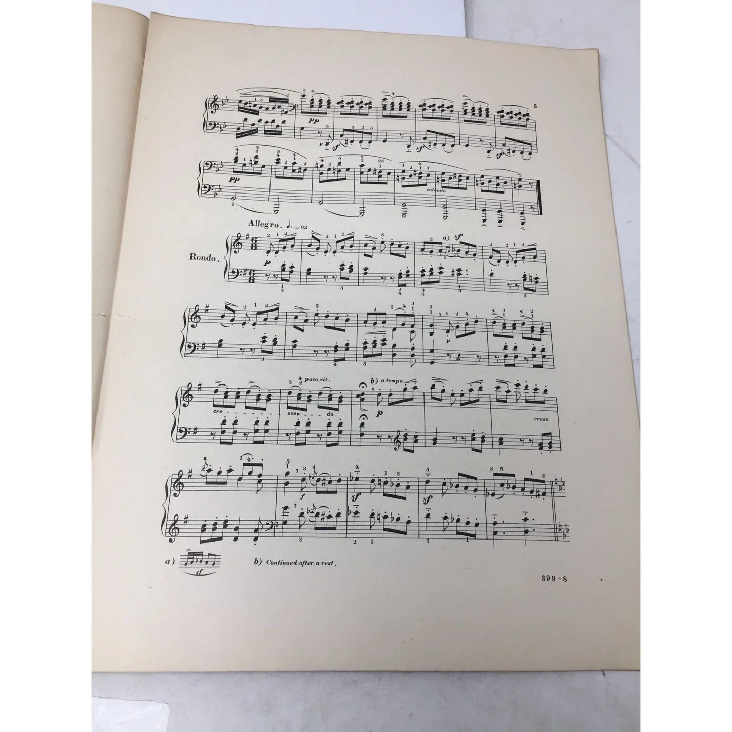 ''EASY SONATAS FOR PIANO'' (CENTURY EDITION) SHEET MUSIC BOOK - A+ Stuff - Sheet Music - A+ Stuff