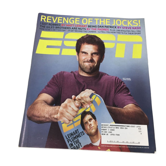 ESPN 2007 Sports Collectible Magazine Matt Leinart Revenge on the Jocks!