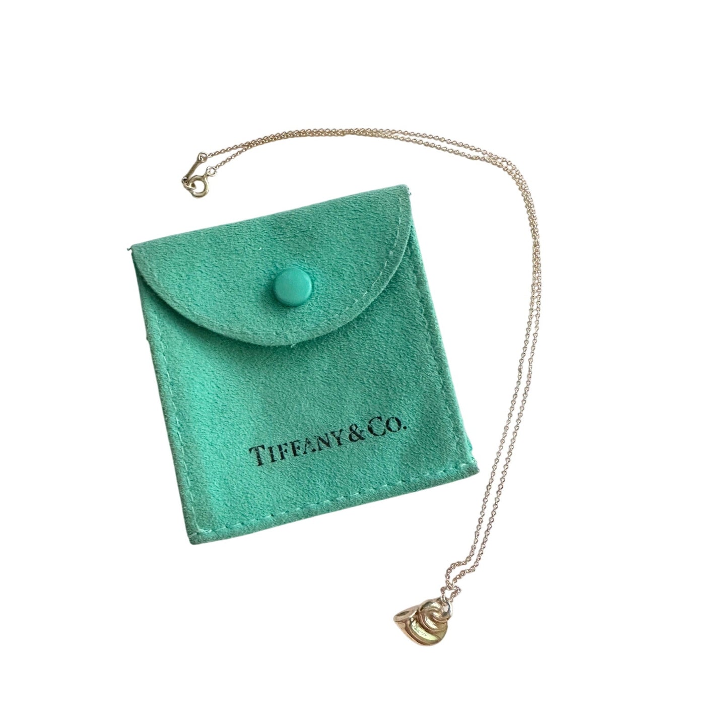 Tiffany & Co Conch Shell Necklace with Dust Bag