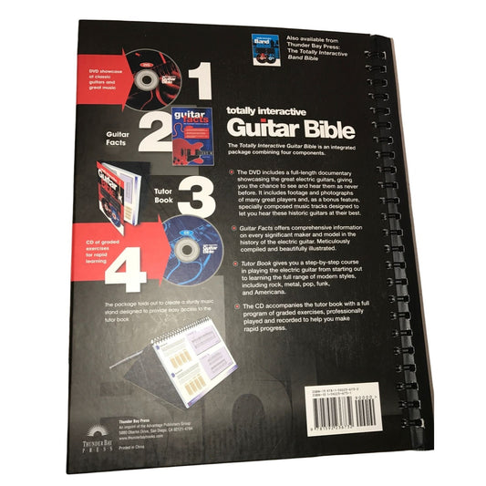 Totally Interactive Guitar Bible Tutor Book with CDs- Thunder Bay Press