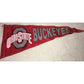 OHIO STATE BUCKEYES SPORTS PENNANT FLAG- About 29" by 12"