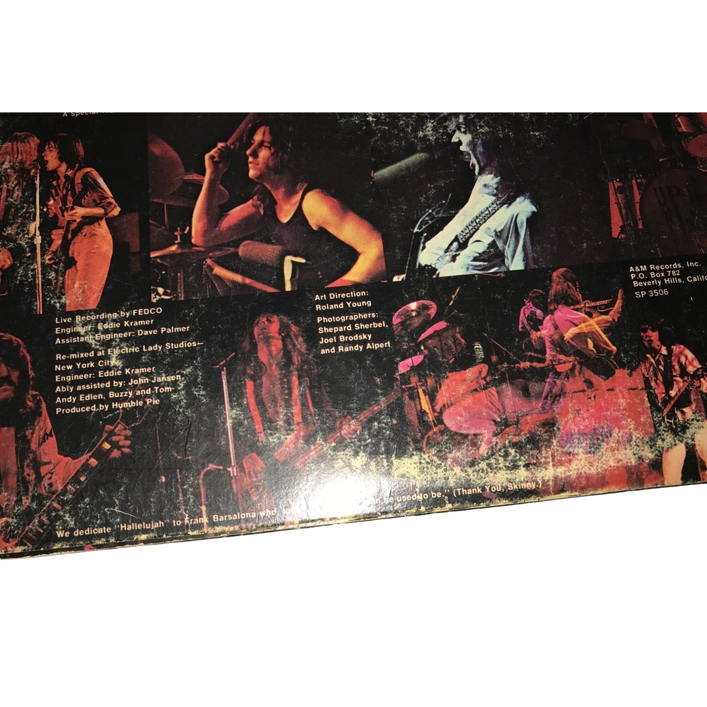 Humble Pie Performance Rockin' The Fillmore Double Album Records