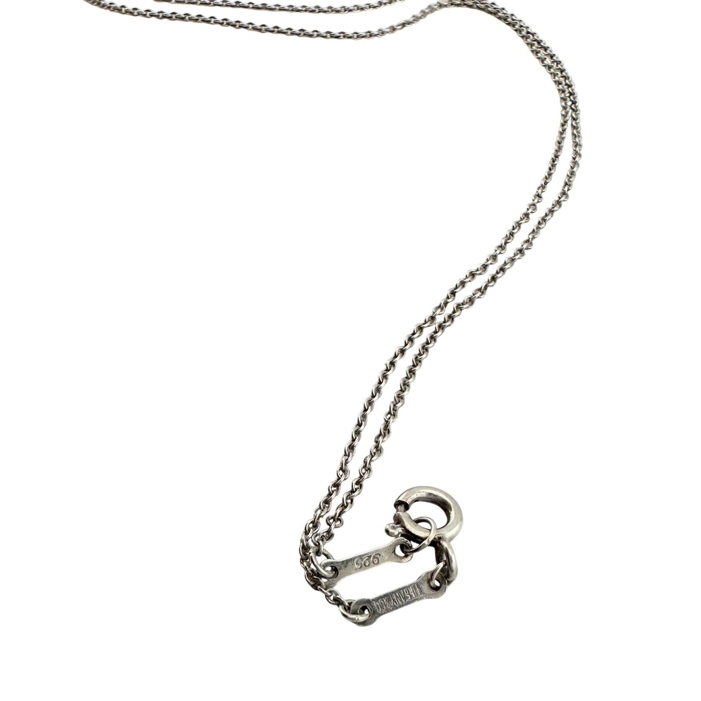 Tiffany & Co Apple Necklace in Sterling Silver - 15" Chain Tiffany & Co  A+ Stuff Necklace with Pendant