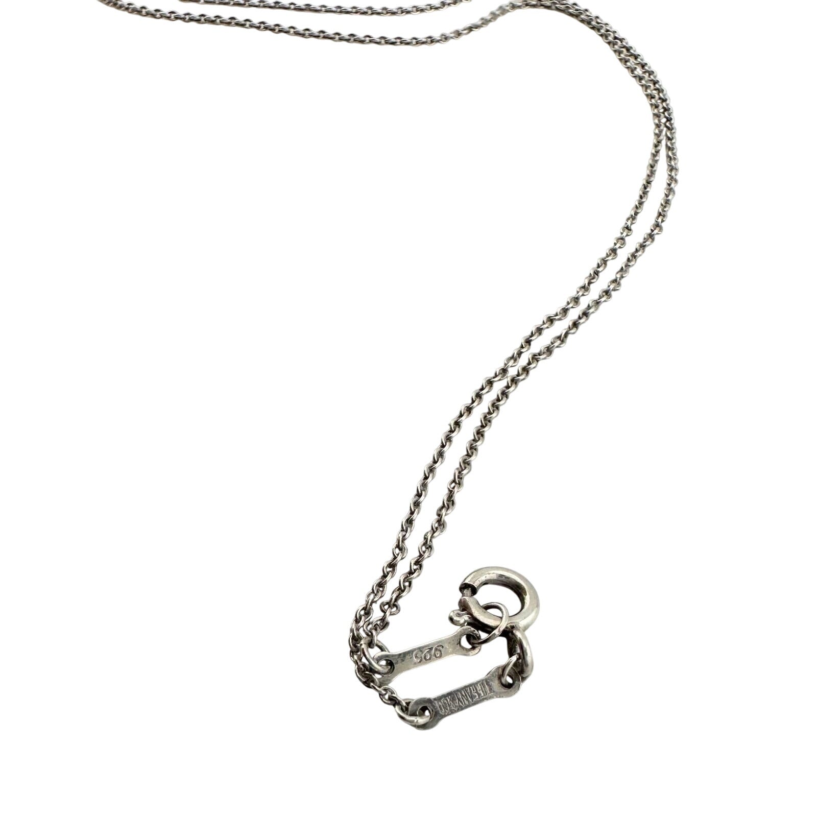 Tiffany & Co Apple Necklace in Sterling Silver - 15" Chain Tiffany & Co  A+ Stuff Necklace with Pendant