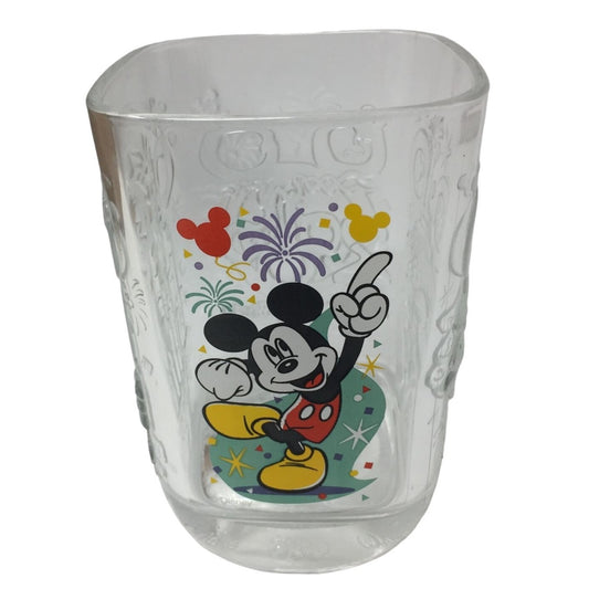 Vintage 2000 McDonalds Walt Disney World Mickey Mouse Magic Kingdom Glass Cup
