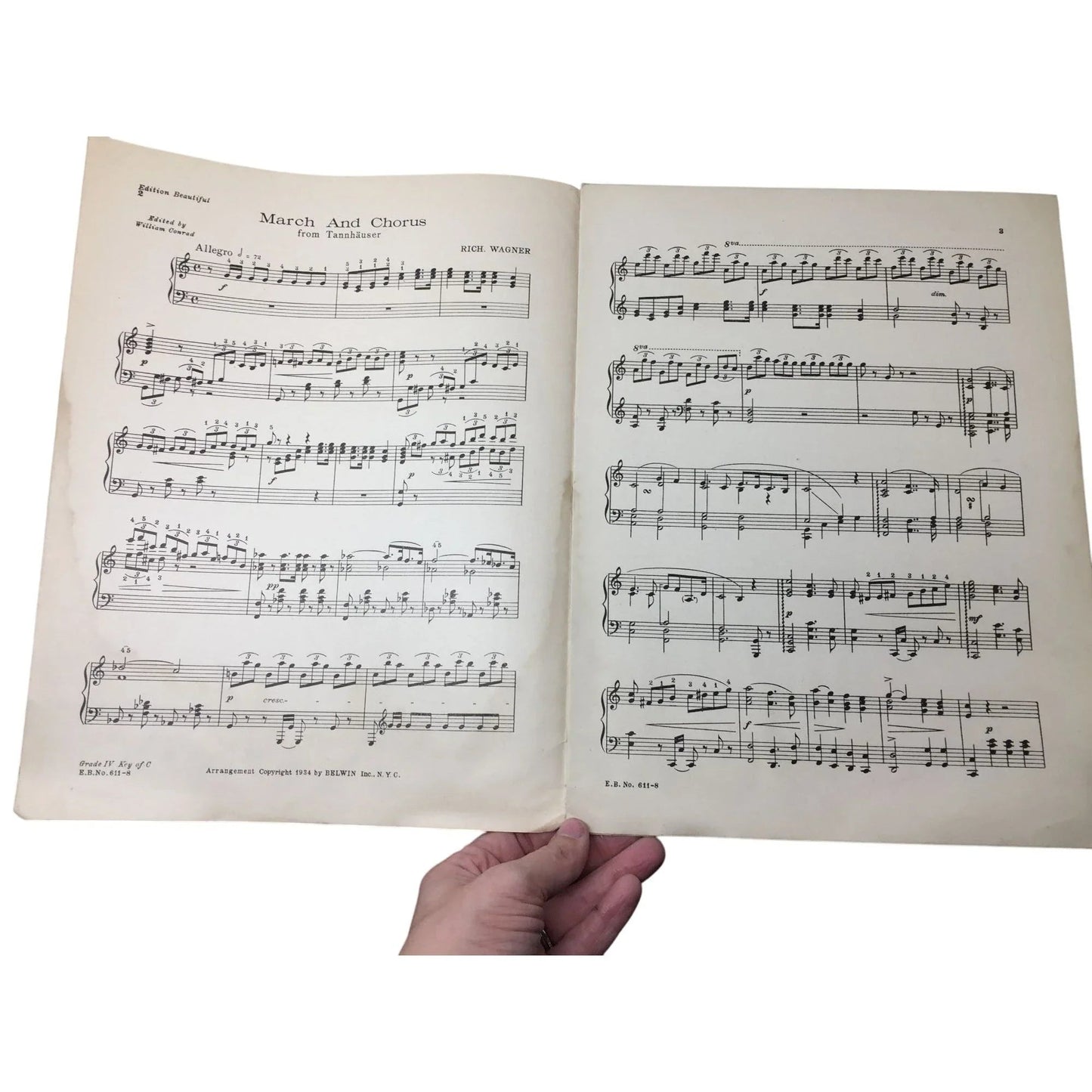 Edition Beautiful - March and Chorus (From Tannhauser) Rich Wagner - A+ Stuff - SHEET MUSIC - A+ Stuff