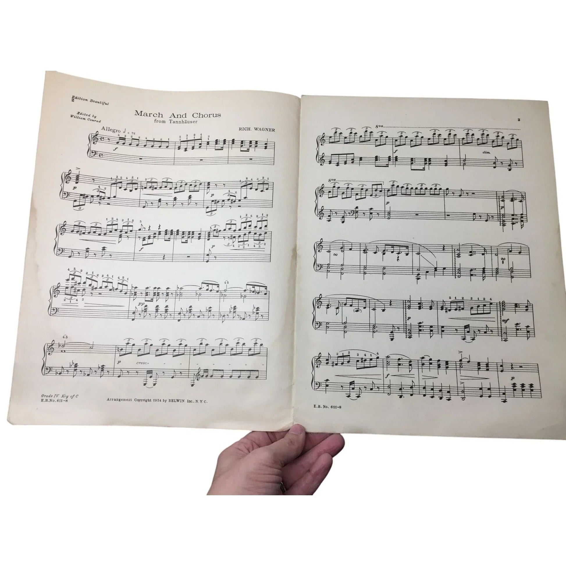 Edition Beautiful - March and Chorus (From Tannhauser) Rich Wagner - A+ Stuff - SHEET MUSIC - A+ Stuff