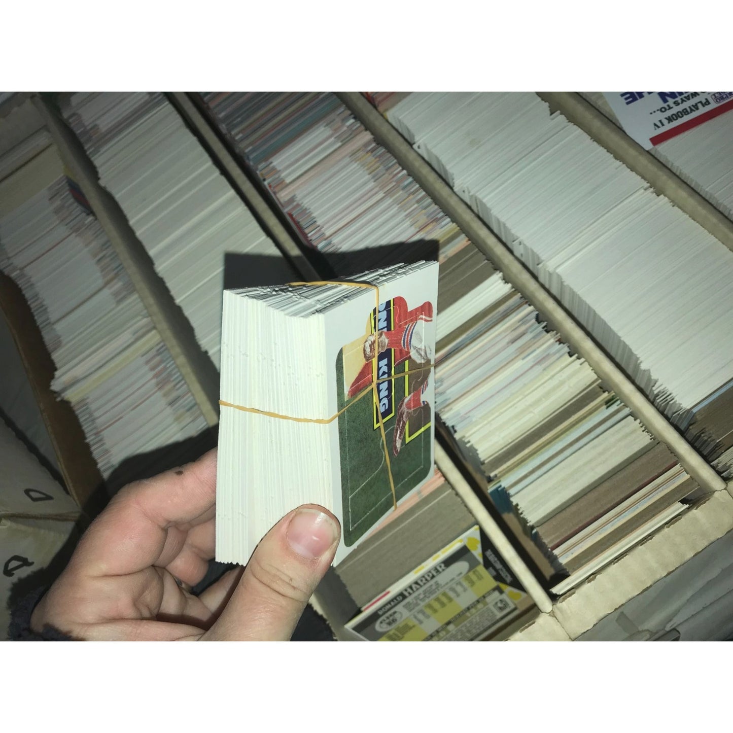 Monster Box of Sports Trading Cards (5000 card capacity for box) - Mostly 1980's-90s Various Sports