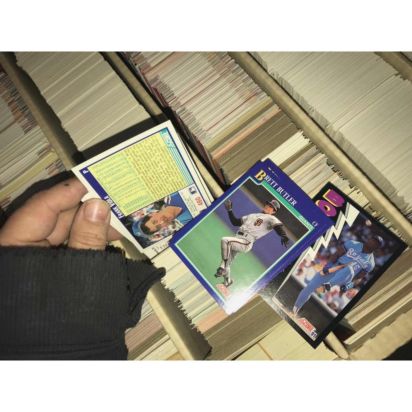 Monster Box of Sports Trading Cards (5000 card capacity for box) - Mostly 1980's-90s Various Sports