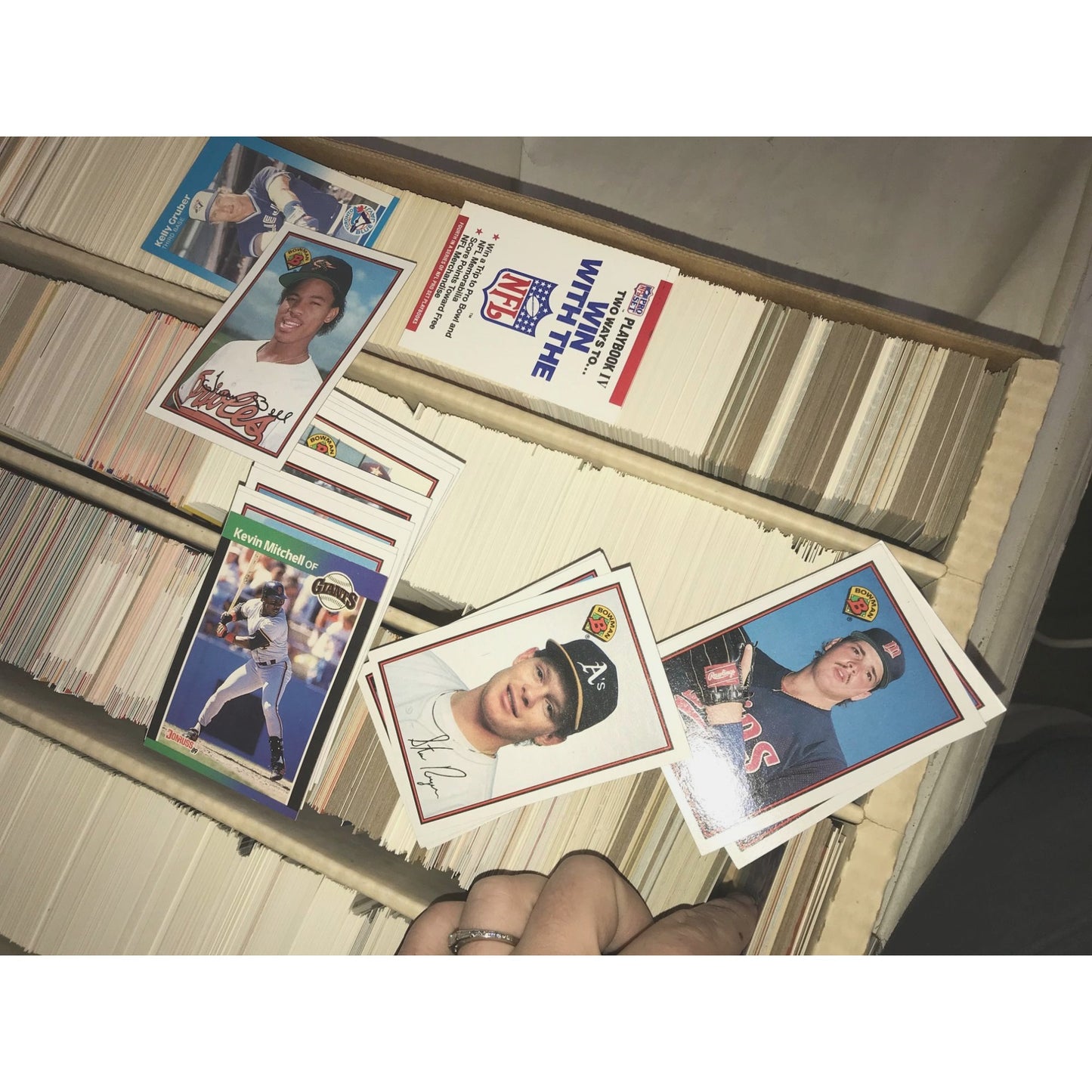 Monster Box of Sports Trading Cards (5000 card capacity for box) - Mostly 1980's-90s Various Sports