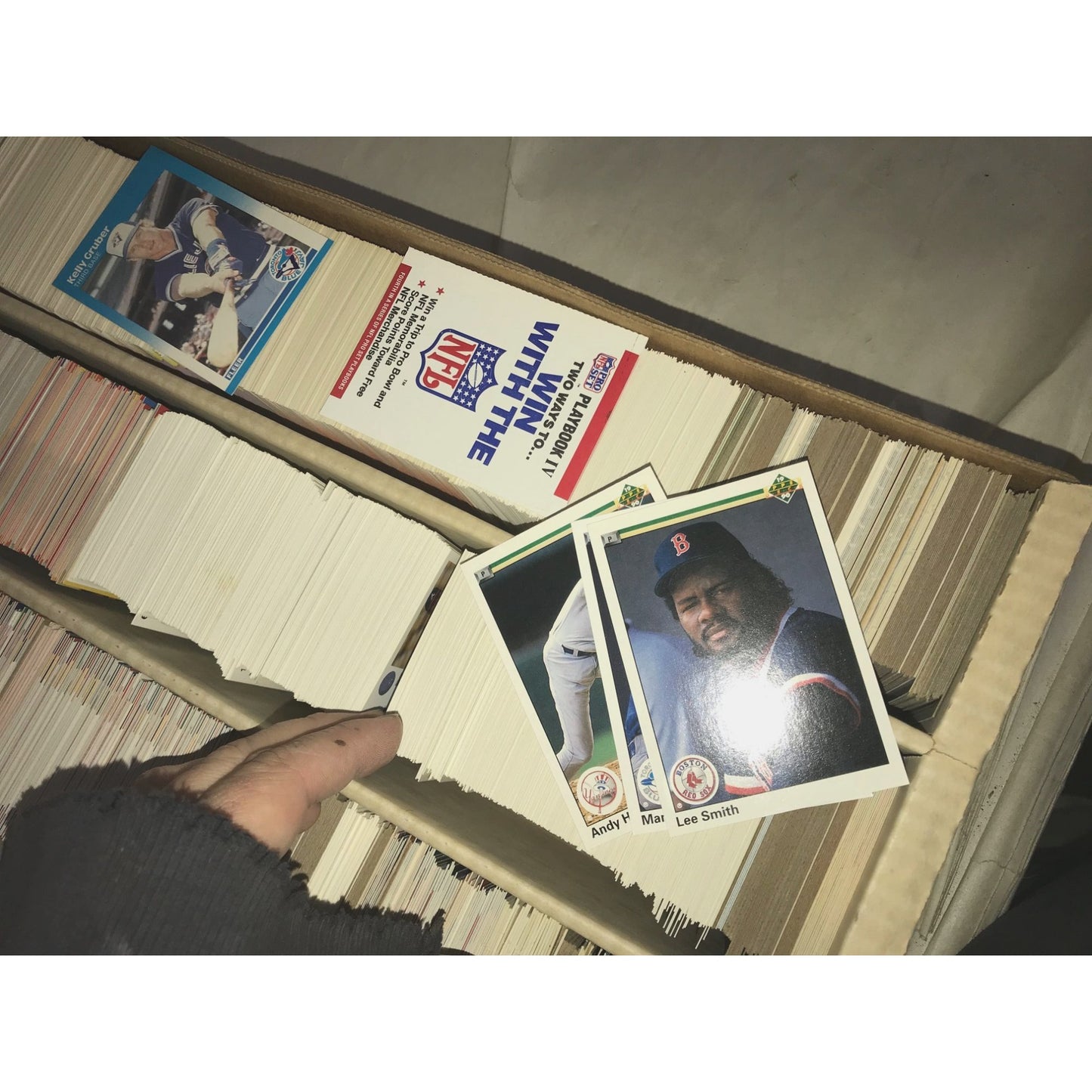 Monster Box of Sports Trading Cards (5000 card capacity for box) - Mostly 1980's-90s Various Sports