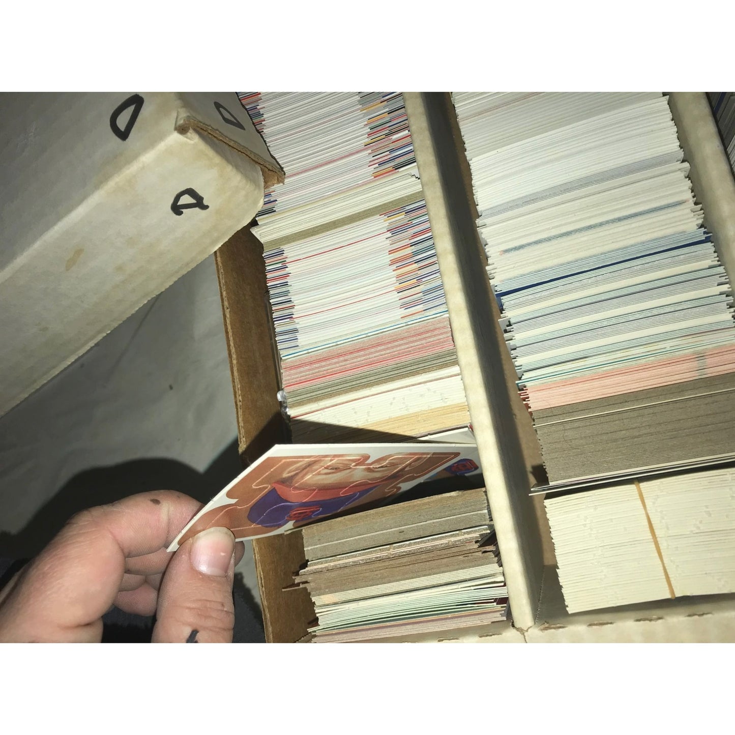 Monster Box of Sports Trading Cards (5000 card capacity for box) - Mostly 1980's-90s Various Sports