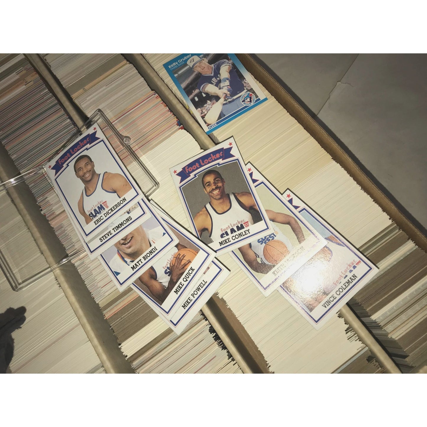 Monster Box of Sports Trading Cards (5000 card capacity for box) - Mostly 1980's-90s Various Sports