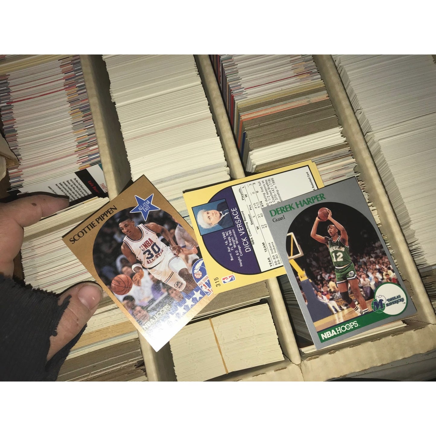 Monster Box of Sports Trading Cards (5000 card capacity for box) - Mostly 1980's-90s Various Sports
