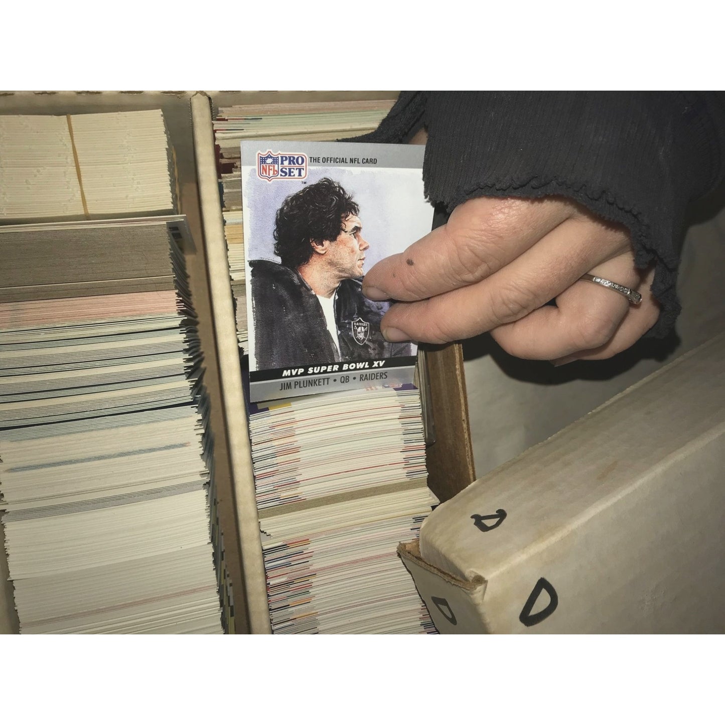 Monster Box of Sports Trading Cards (5000 card capacity for box) - Mostly 1980's-90s Various Sports