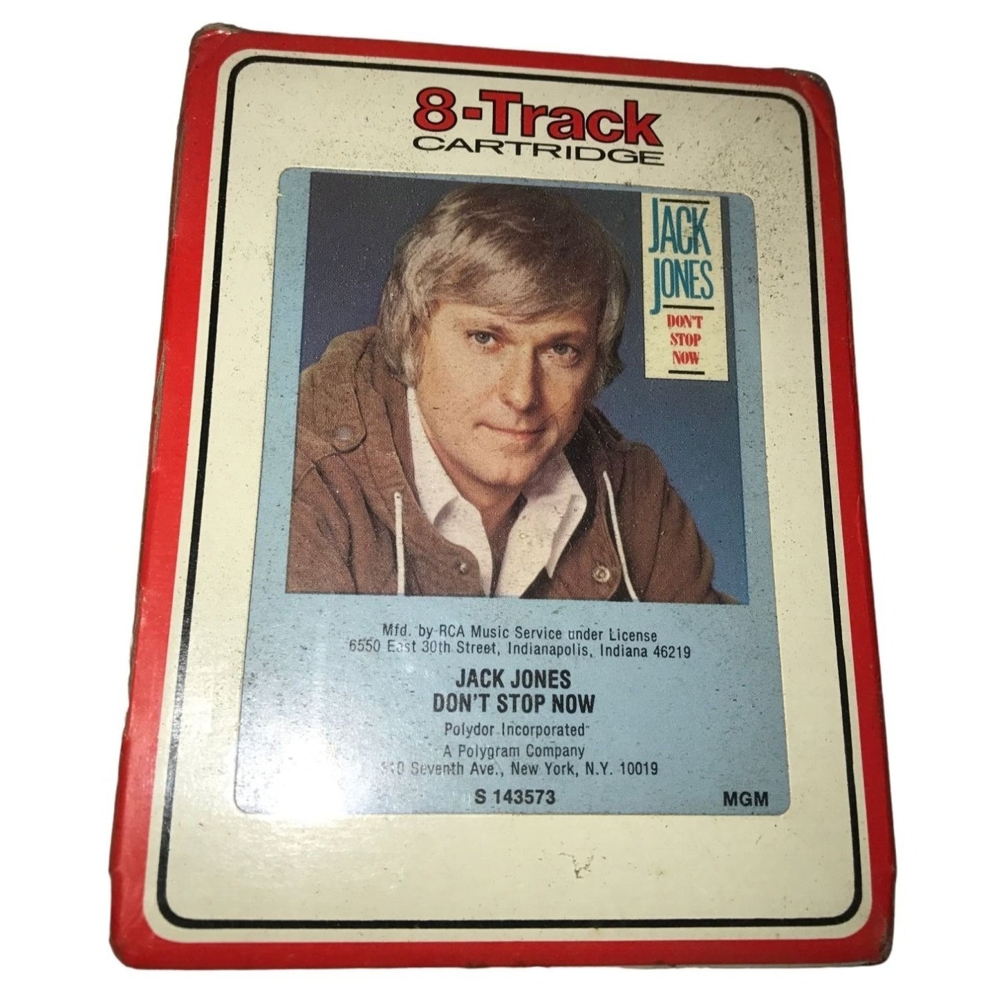 Vintage Music - 8 track- Jack Jones – Don't Stop Now