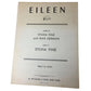 ''EILEEN'' By Sylvia Fine and Max Liebman Vintage Sheet Music - A+ Stuff - SHEET MUSIC - A+ Stuff