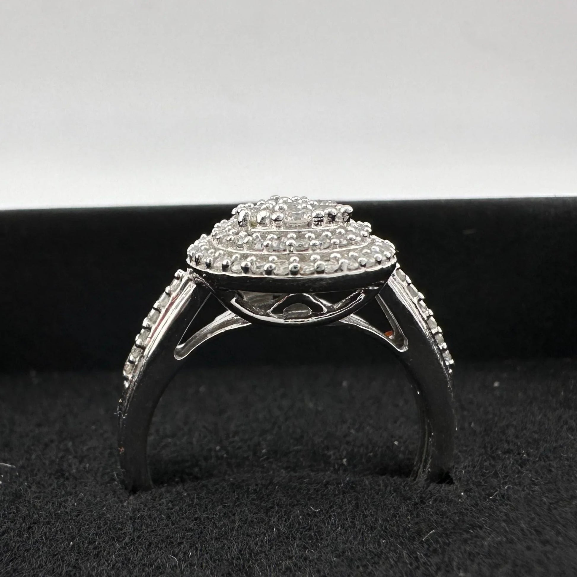 Elegant 1/2 Carat Pear Cut Natural Diamond Ring - Diamond Ring - A+ Stuff