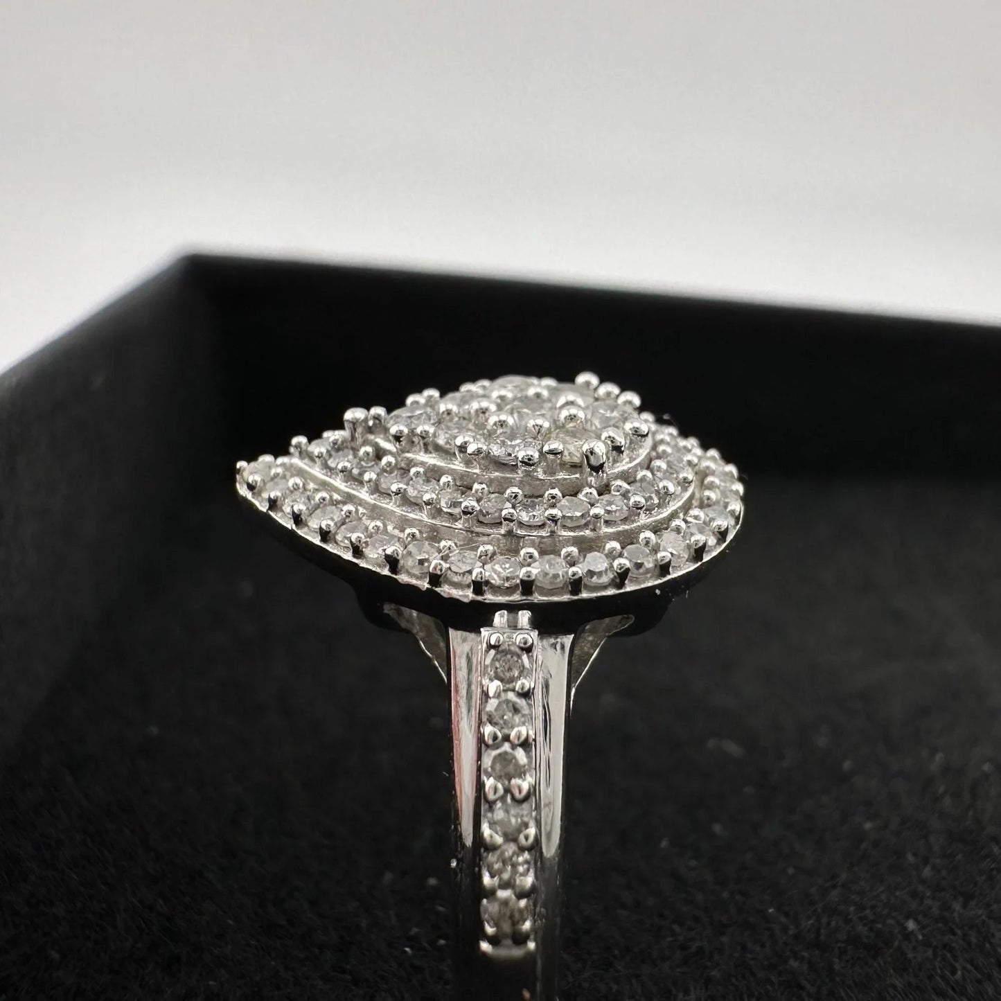 Elegant 1/2 Carat Pear Cut Natural Diamond Ring - Diamond Ring - A+ Stuff