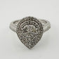Elegant 1/2 Carat Pear Cut Natural Diamond Ring - Diamond Ring - A+ Stuff