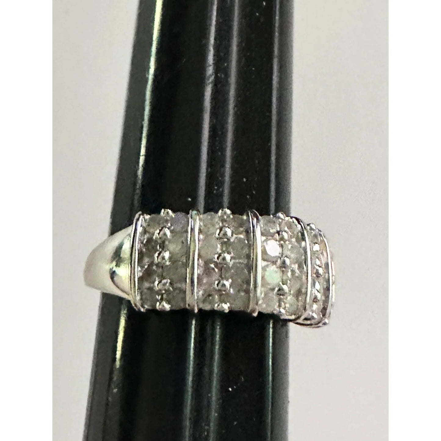 Elegant Channel Set 1 carat Natural Diamond Anniversary Ring Size 7 - A+ Stuff - Ring - A+ Stuff